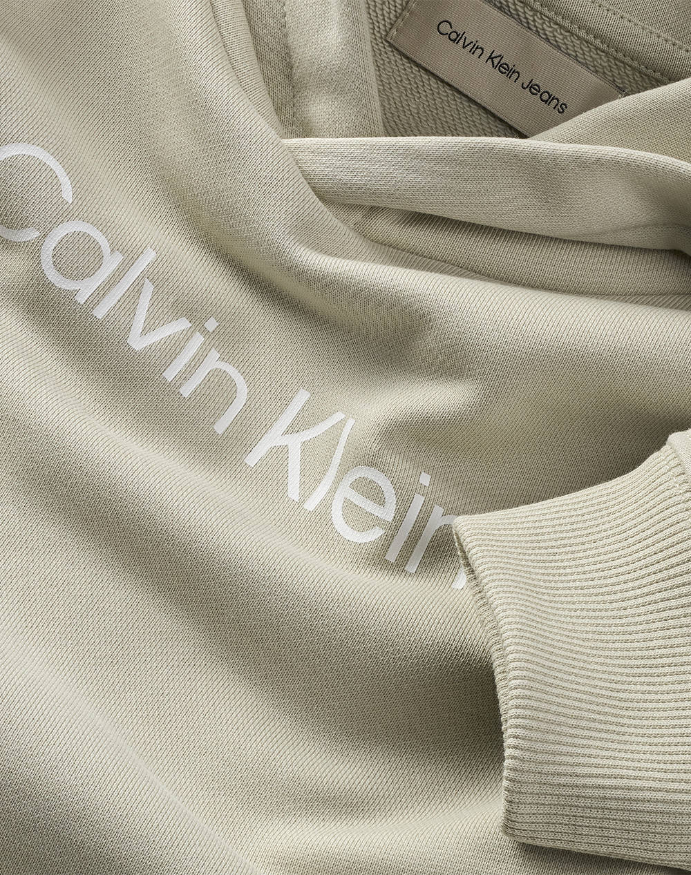 CALVIN KLEIN INST. LOGO REG. TERRY HOODIE