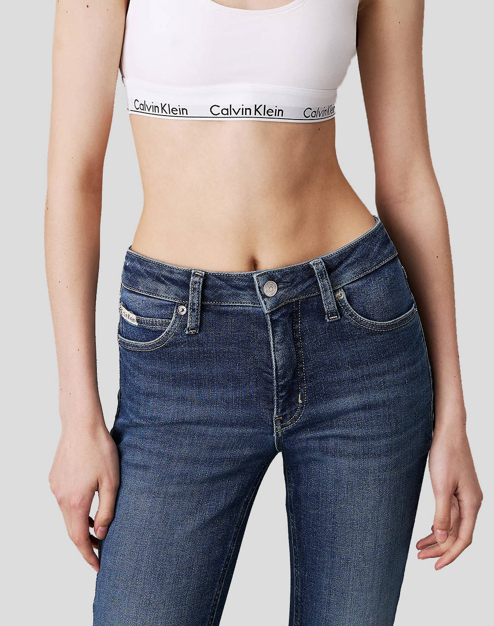 CALVIN KLEIN JEANS MID RISE SKINNY