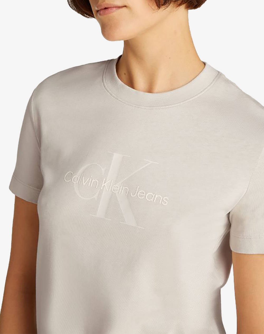 CALVIN KLEIN JEANS GLOSSY MONOLOGO REGULAR TEE