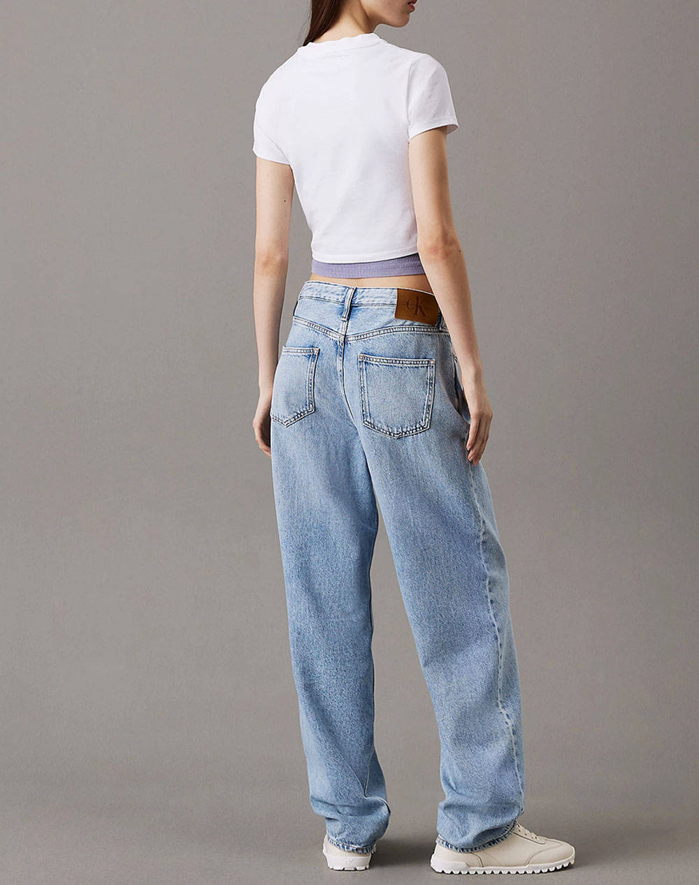 CALVIN KLEIN JEANS CLEAN CROPPED SHORT SLEEVE TEE