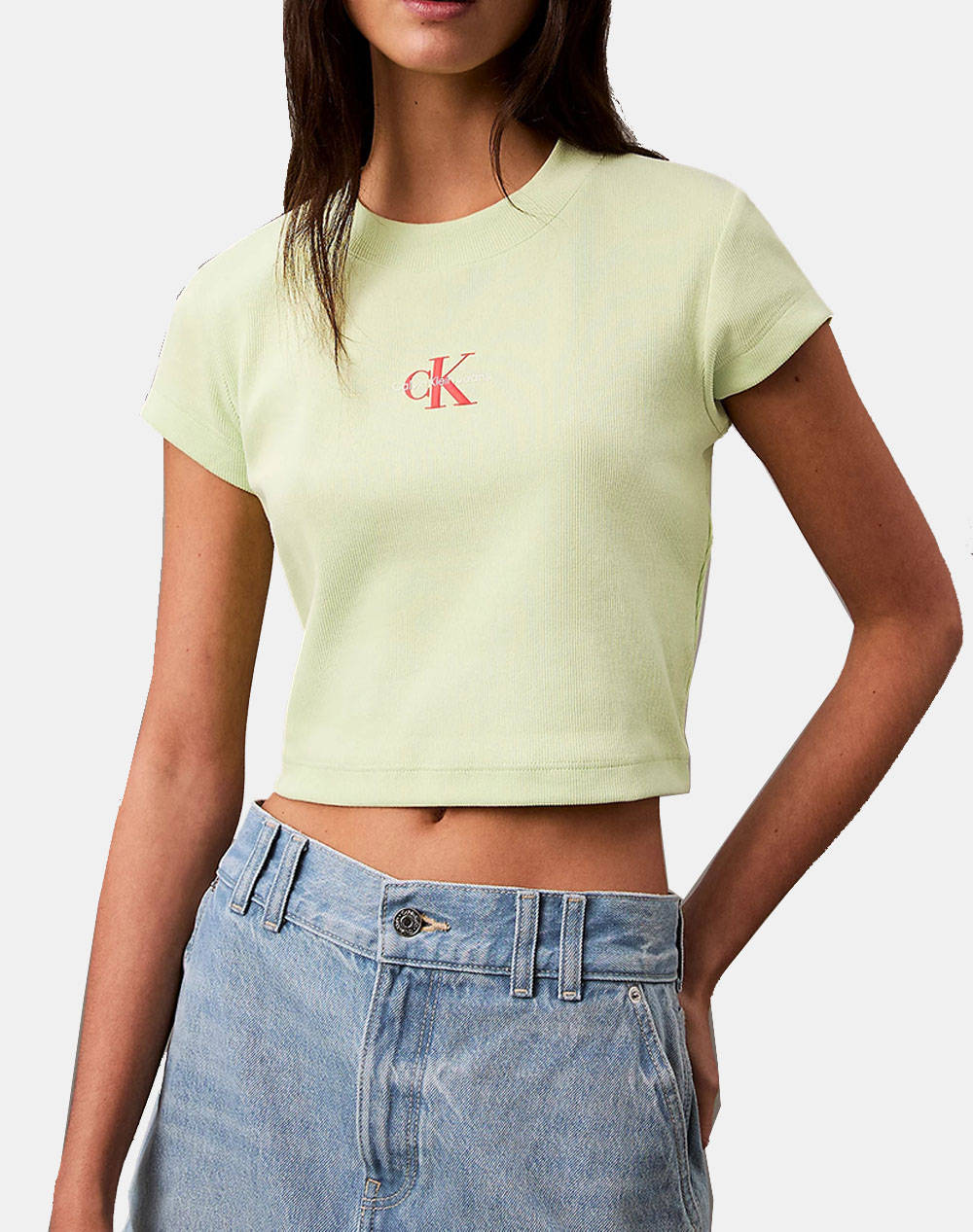 CALVIN KLEIN JEANS MONOGRAM BABY TEE