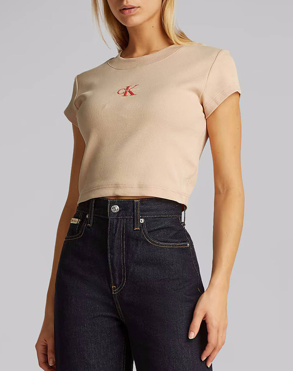 CALVIN KLEIN JEANS MONOGRAM BABY TEE