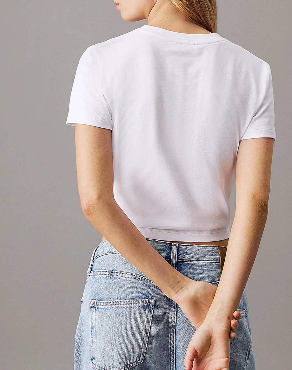 CALVIN KLEIN PLACED INSTITUTIONAL BABY TEE