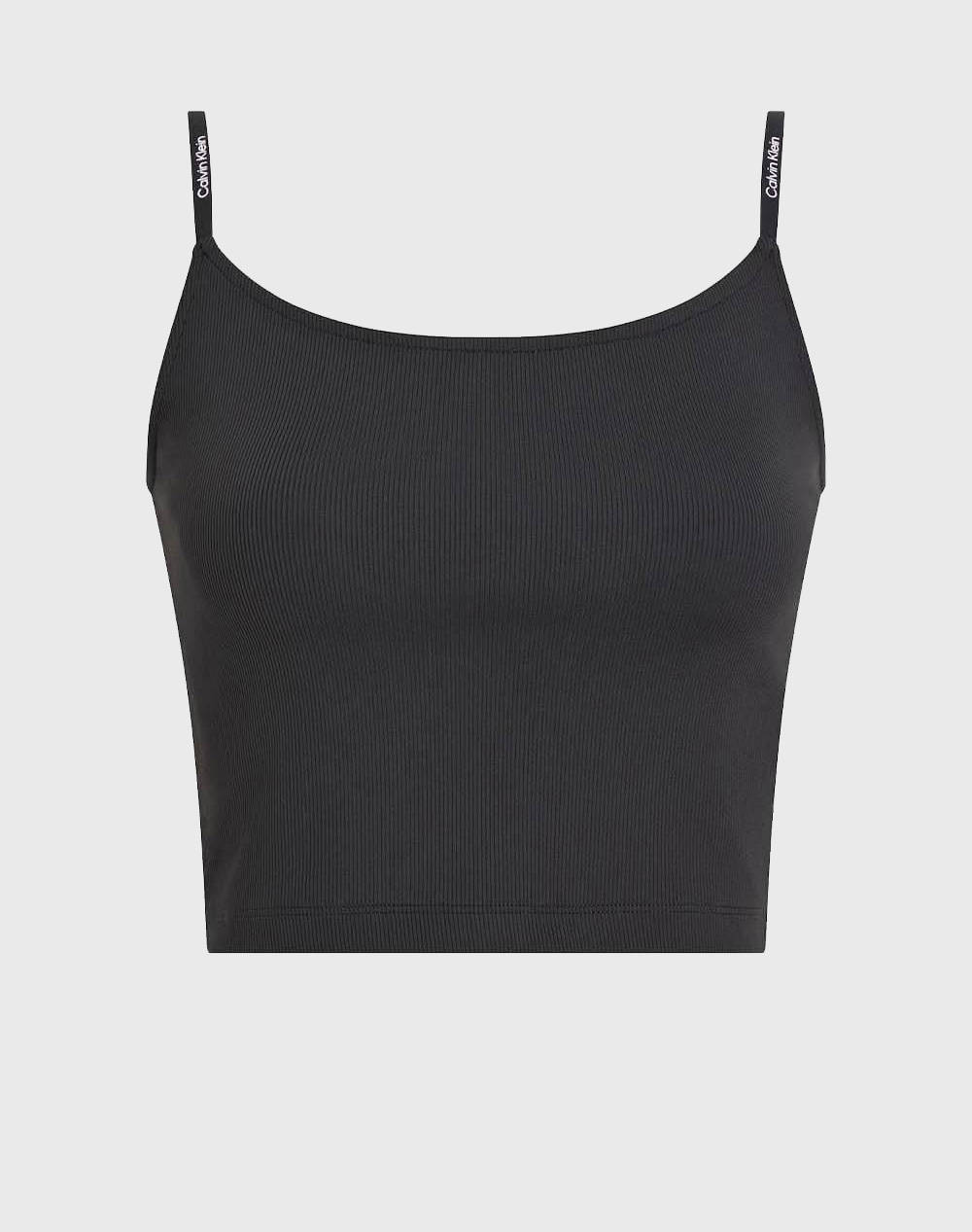 CALVIN KLEIN LOGO ELASTIC STRAPPY TOP