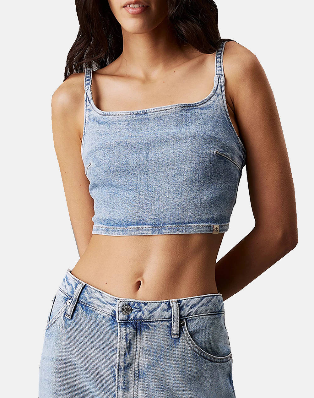 CALVIN KLEIN DENIM BRALETTE