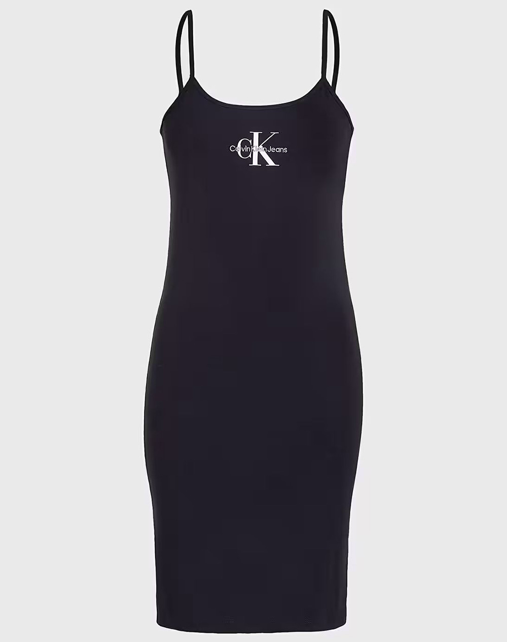 CALVIN KLEIN JEANS MONOLOGO STRAPPY DRESS