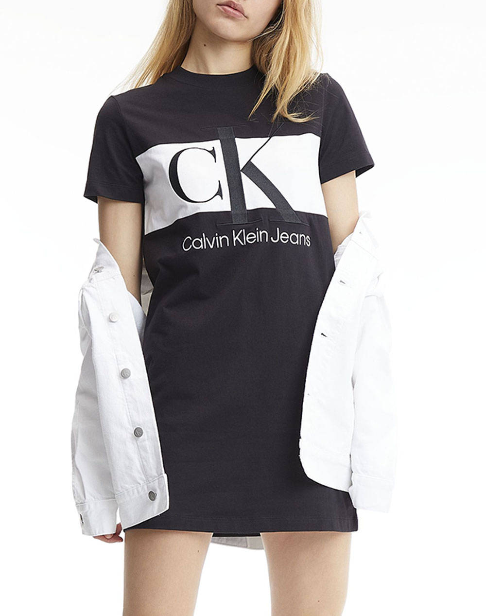 CALVIN KLEIN JEANS BLOCKING T-SHIRT DRESS