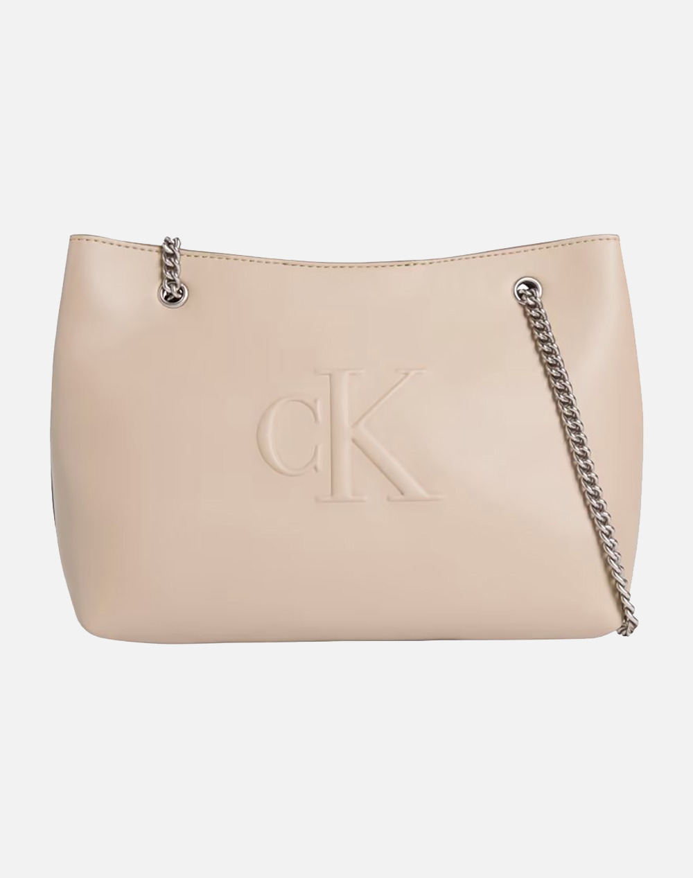 CALVIN KLEIN SCULPTED CHAIN SHOULDER BAG (Dimensiuni: 20 x 26 x 9cm.)