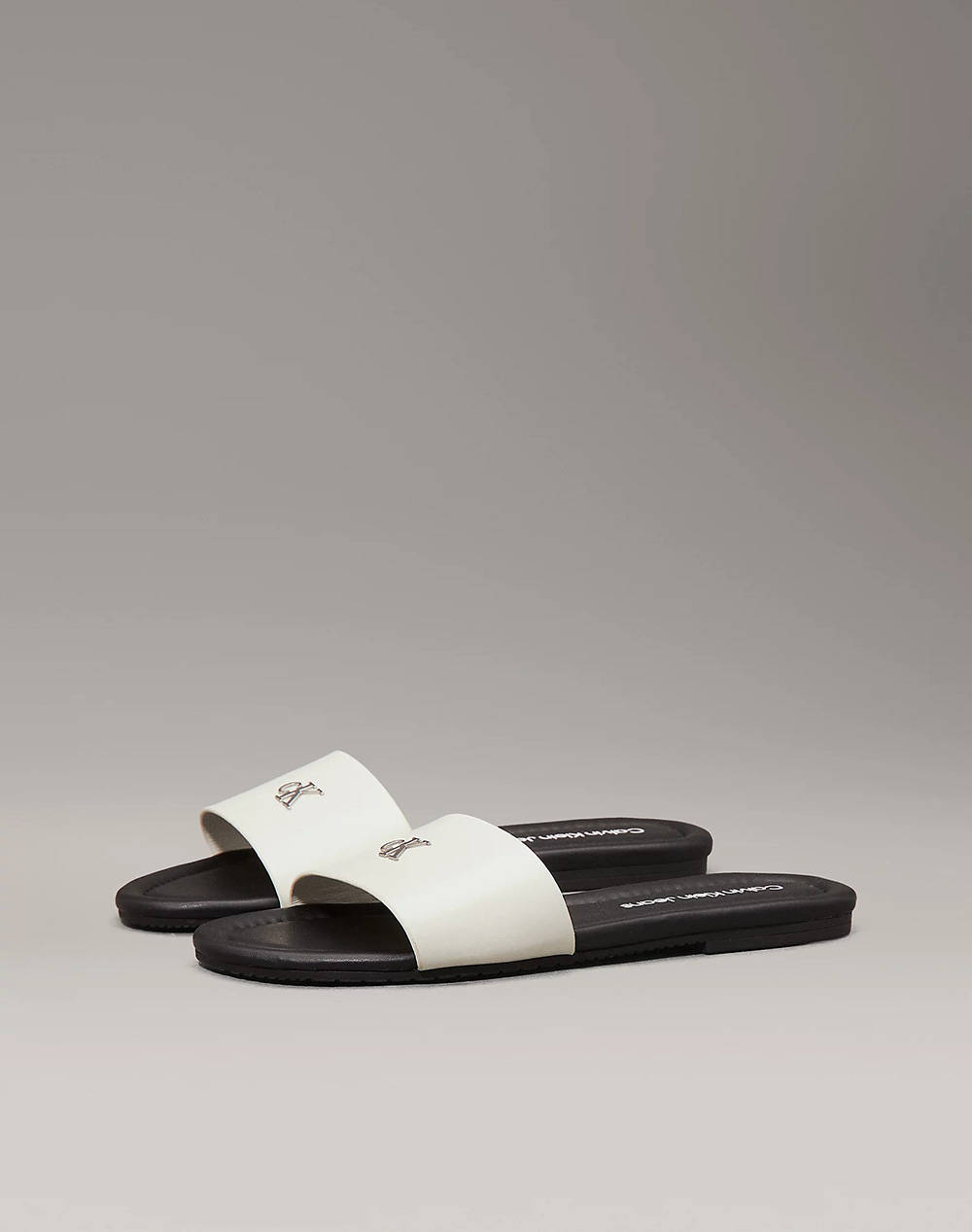 CALVIN KLEIN FLAT SANDAL SLIDE MG