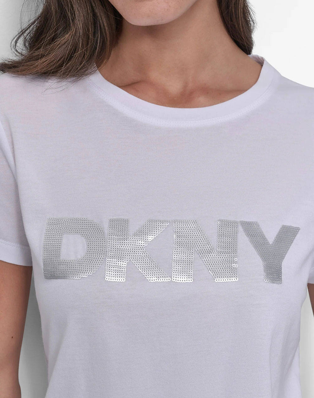 DKNY DJ4T1268 LOGO BLUZA CU MANECA SCURTA DKNY