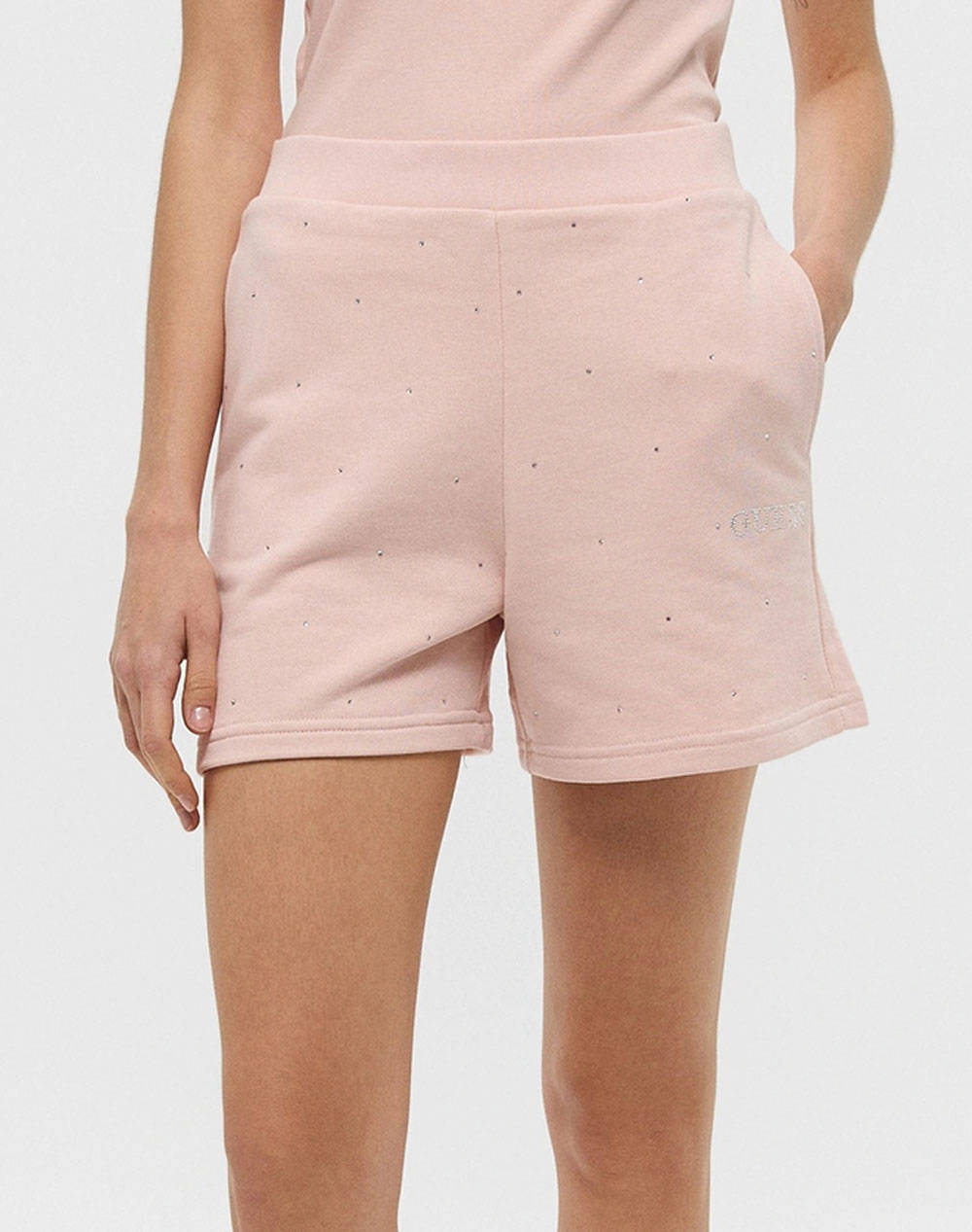 GUESS RHINESTONES SHORT PANTALONI SCURTI DE DAMA