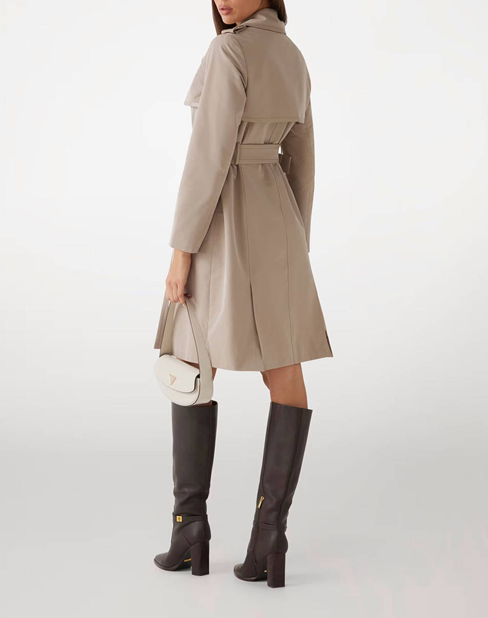 GUESS JENNY PU DETAILS TRENCH GEACA DE DAMA