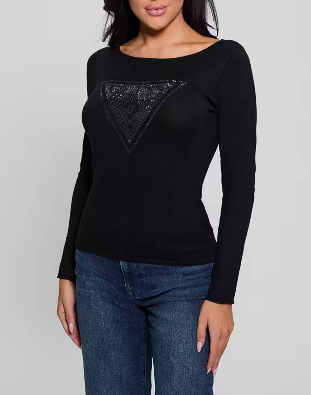 GUESS LS TRIANGLE LOGO ELIZA SWTR TRICOTAT DE DAMA