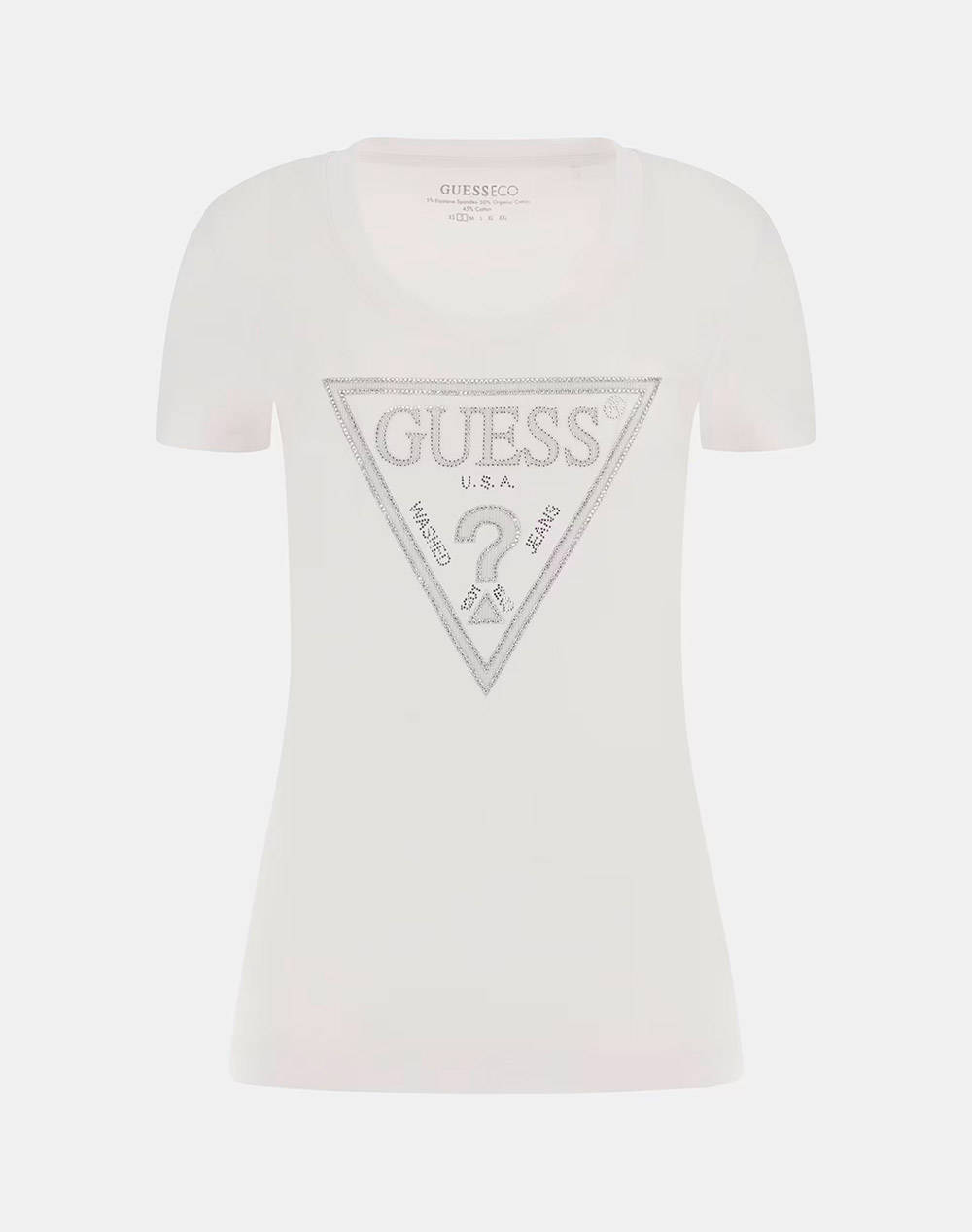 GUESS SS CN SHINY TRIANGLE TEE BLUZA DE DAMA