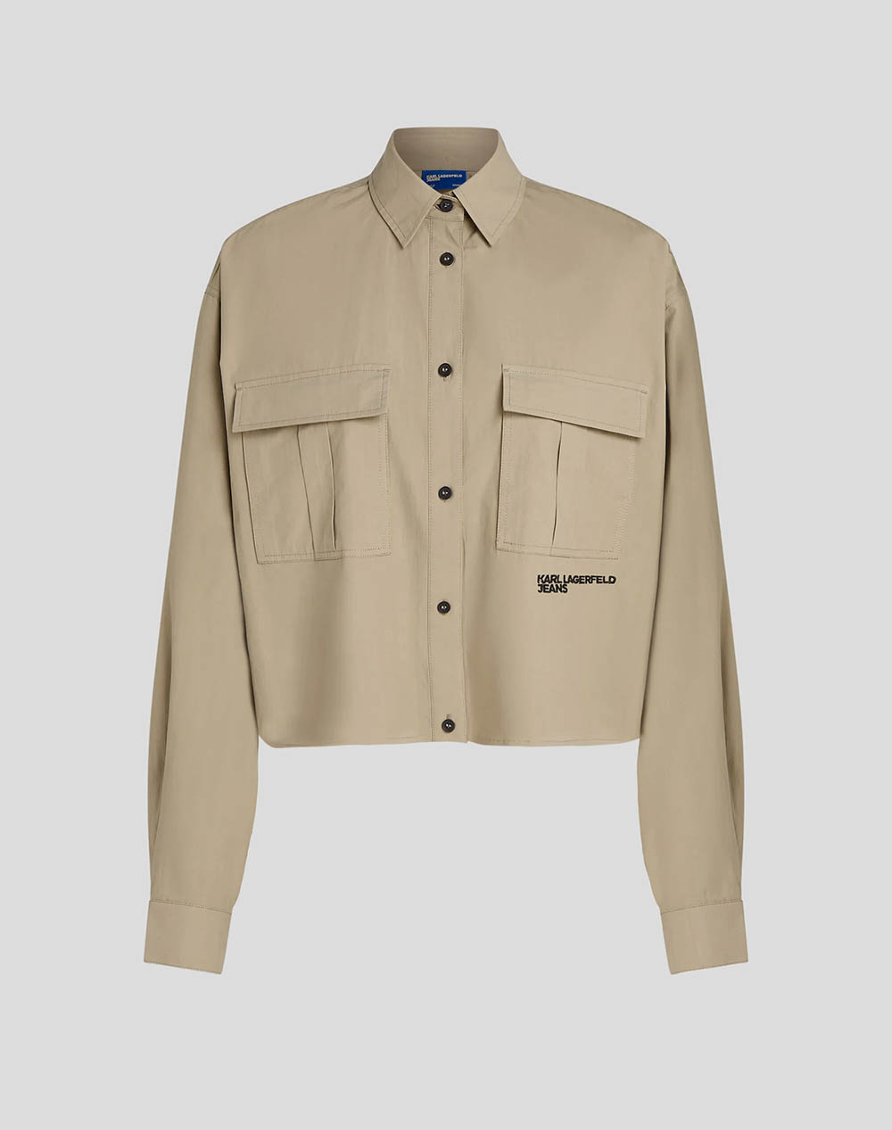 KARL LAGERFELD KLJ BOXY UTILITY SHIRT