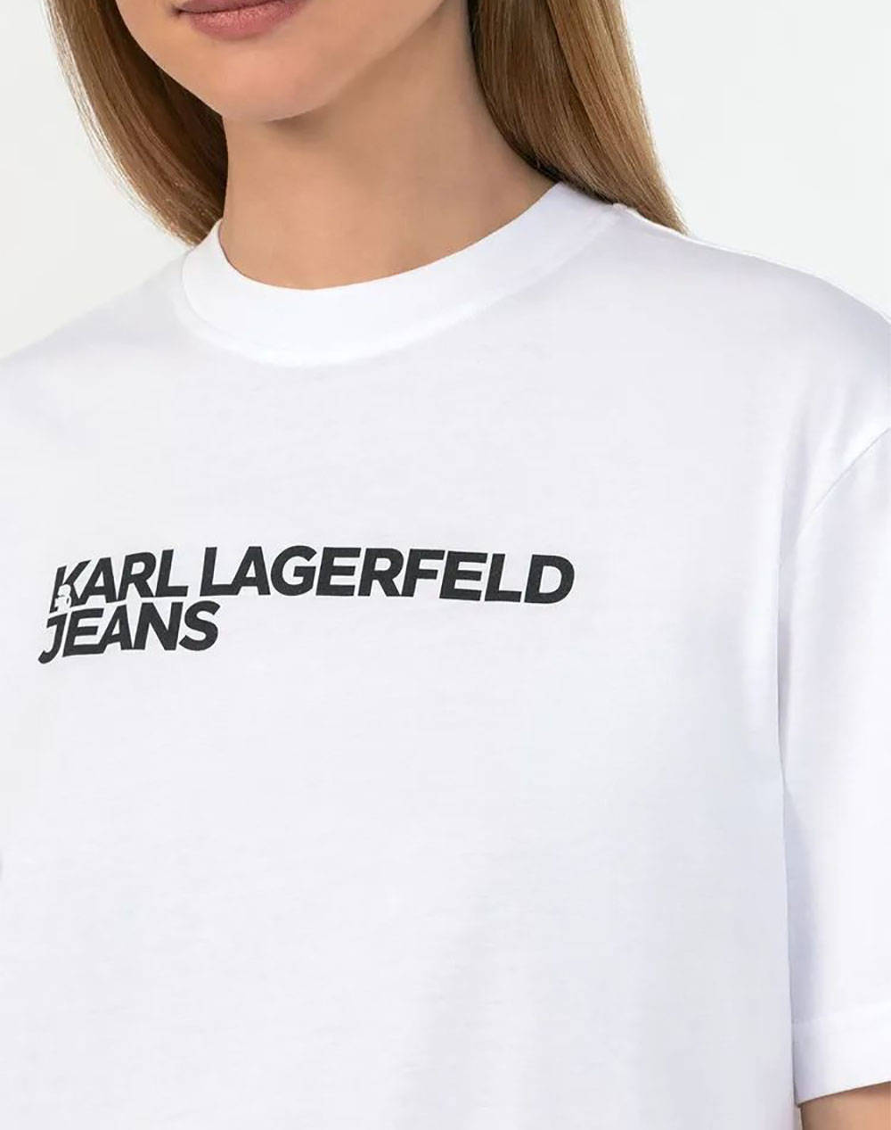 KARL LAGERFELD KLJ REG SS ESSENTIAL TEE