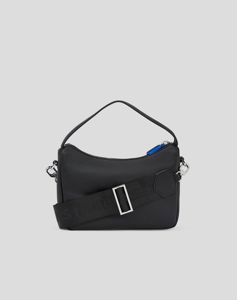 KARL LAGERFELD KLJ BOX LOGO SOFT MINI HOBO (Dimensiuni: 24 x 16 x 8cm.)