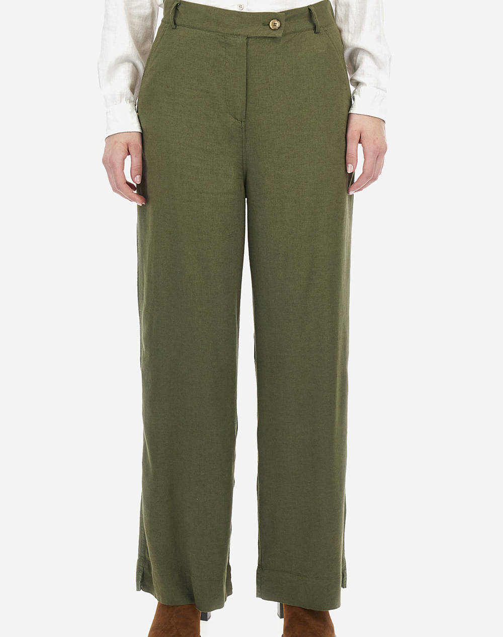 LA MARTINA PANTALONI WOMAN PANT VISCOSE LINEN