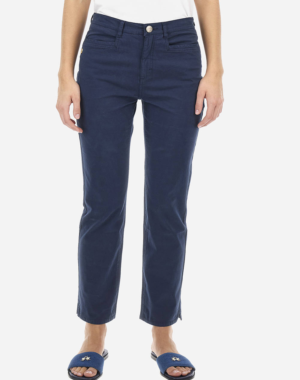 LA MARTINA PANTALONI WOMAN TROUSERS COTTON TWILL