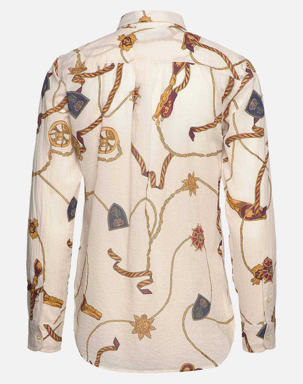 LAUREN RALPH LAUREN 80S COTTON VOILE-SHIRT