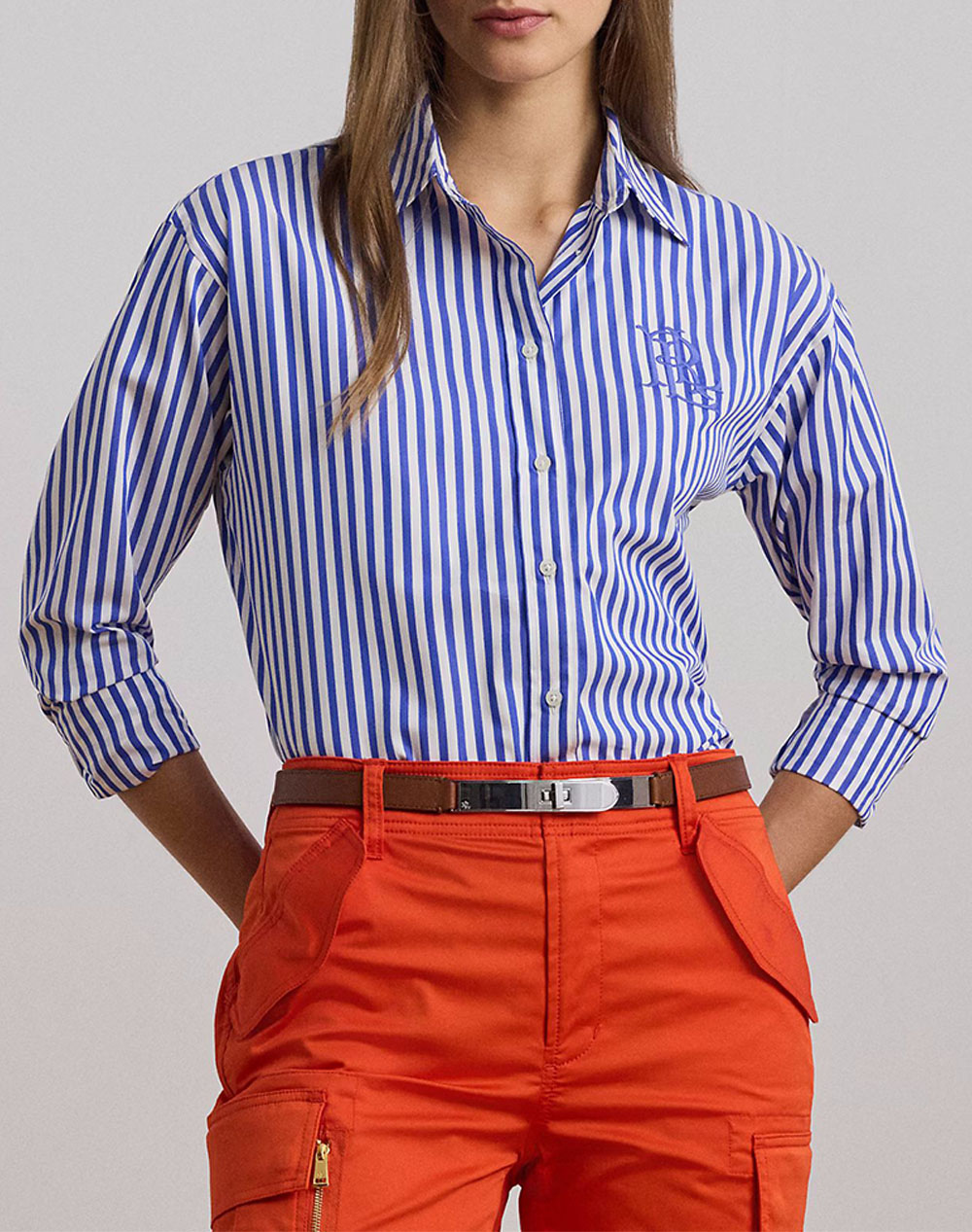 LAUREN RALPH LAUREN Y/D 70S BROADCLOTH-SHIRT