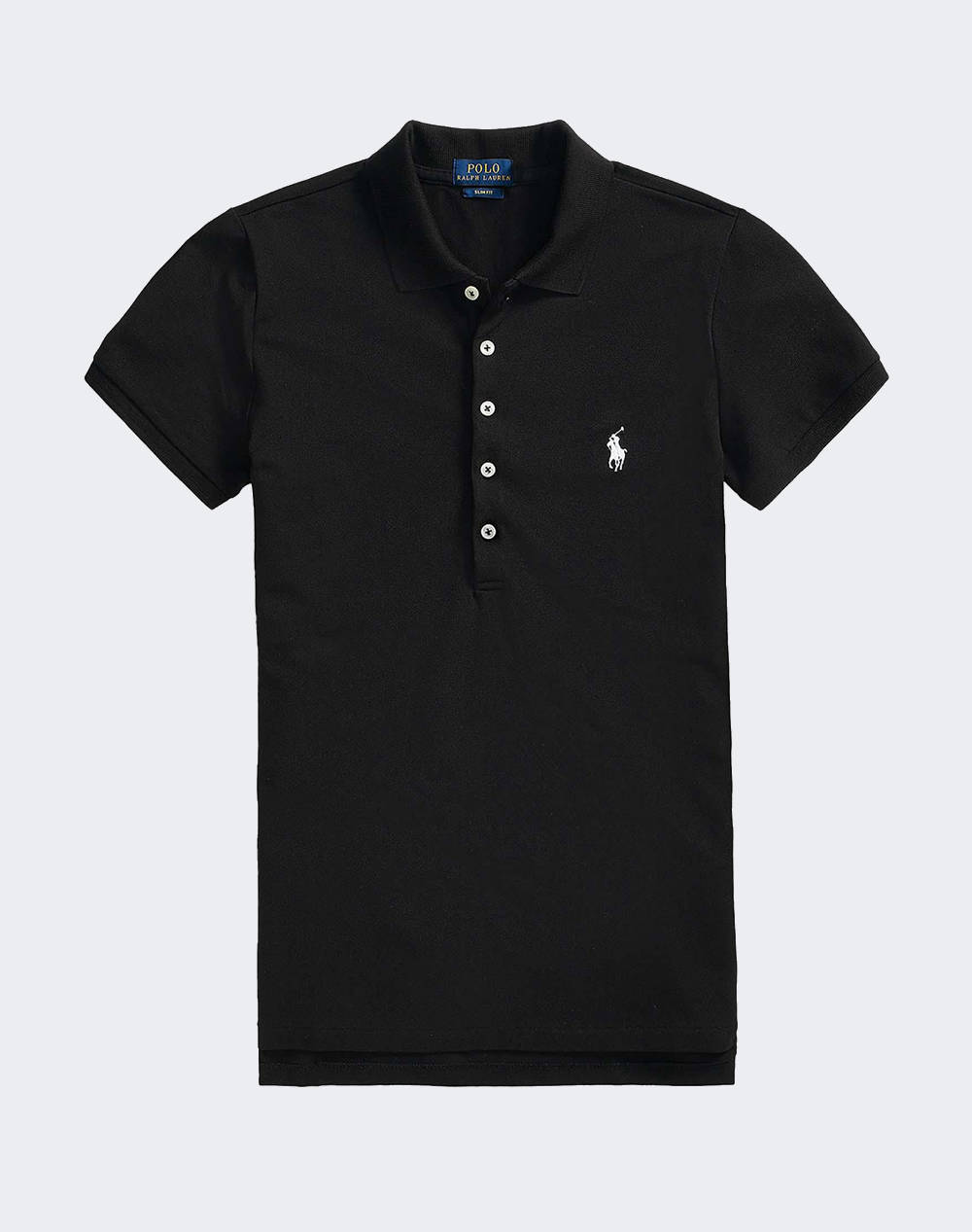 RALPH LAUREN JULIE POLO-SLIM-SHORT SLEEVE-POLO SHIRT