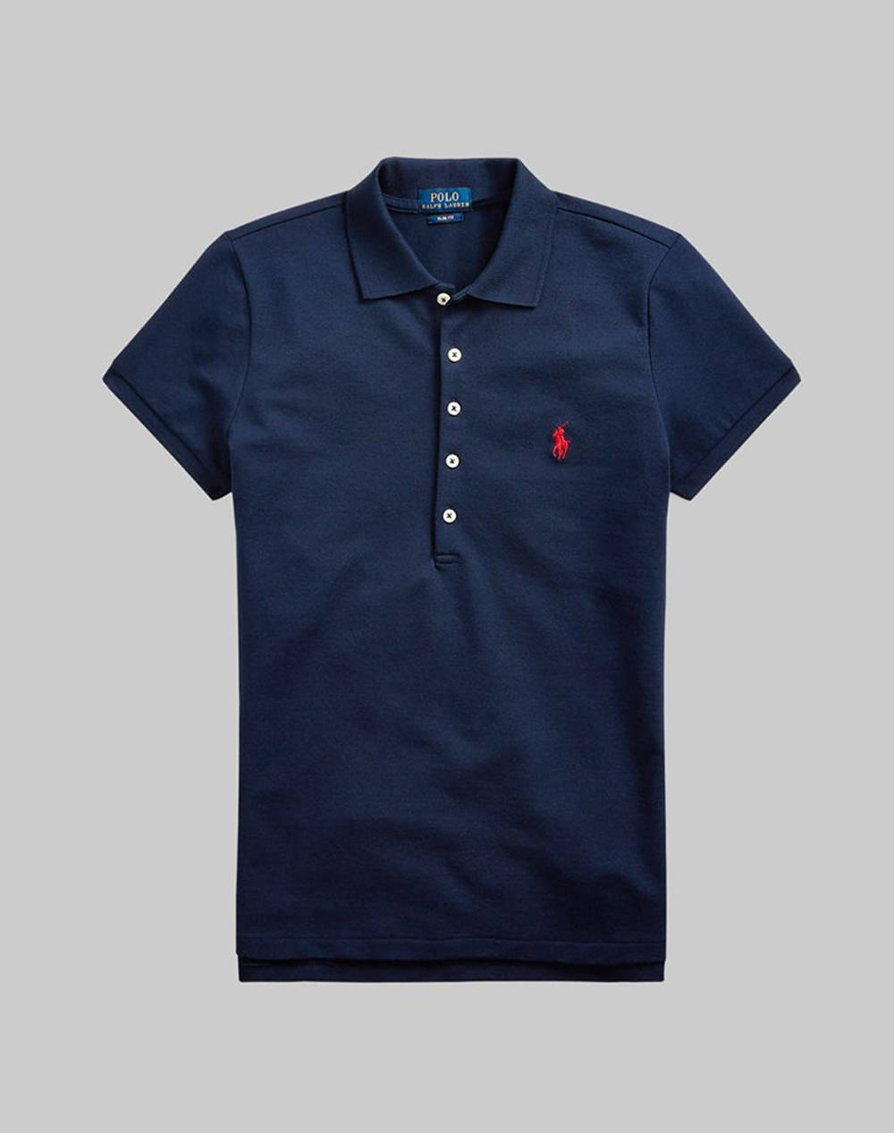 RALPH LAUREN JULIE POLO-SLIM-SHORT SLEEVE-POLO SHIRT