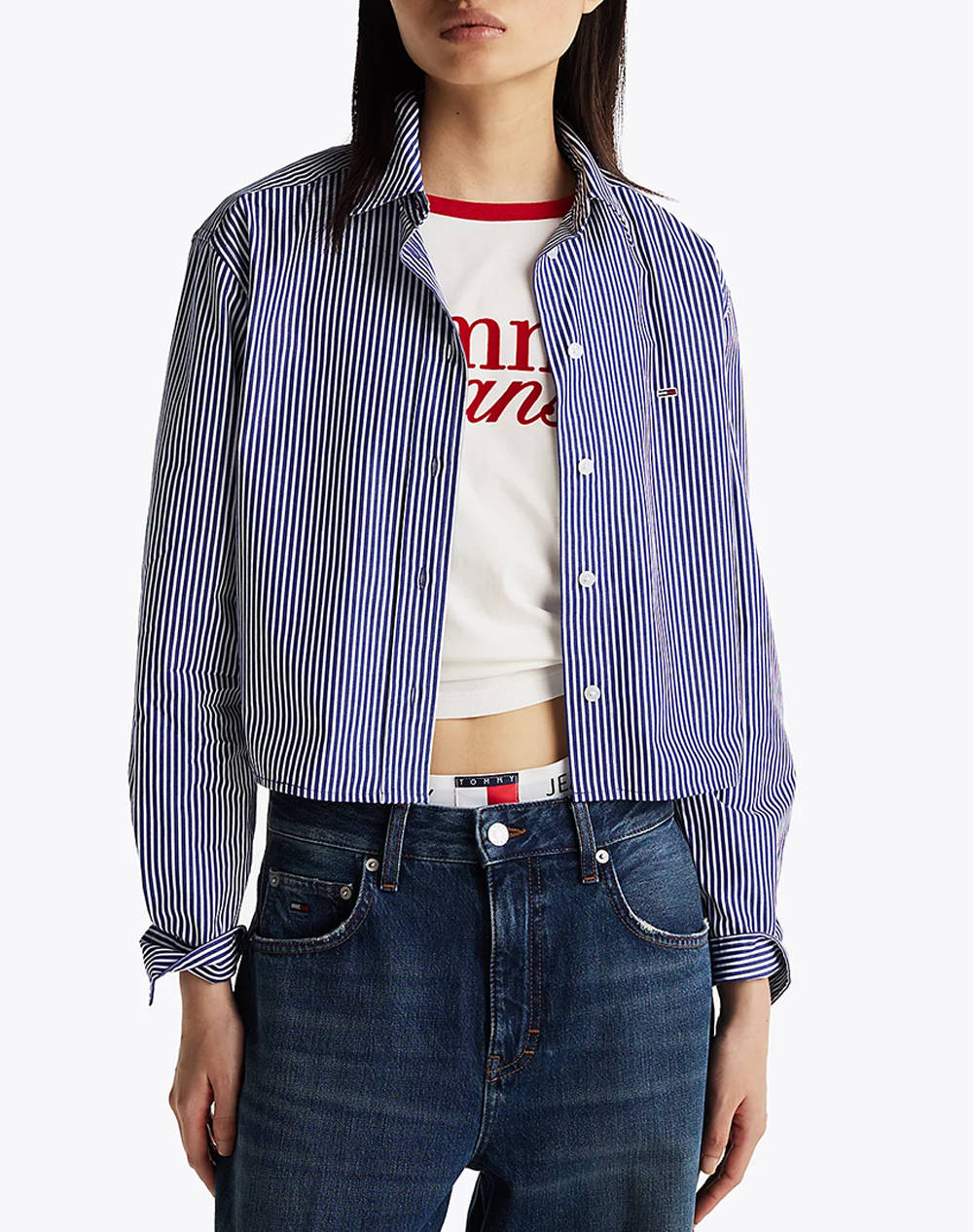 TOMMY JEANS TJW CRP RLX POPLIN SHIRT