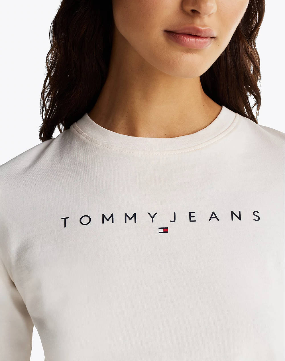 TOMMY JEANS TJW SLIM LINEAR TEE LS EXT