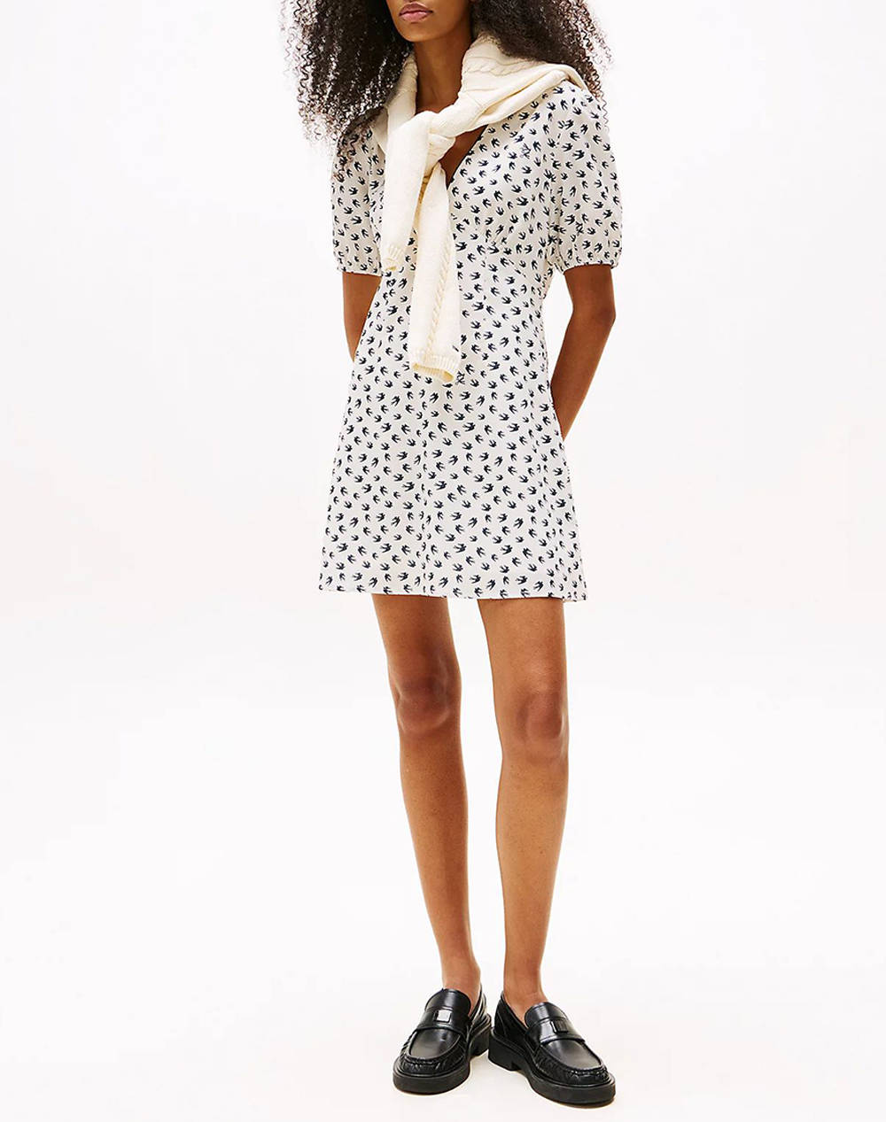 TOMMY JEANS TJW SS CREPE MINI DRESS