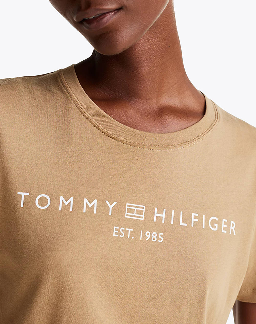 TOMMY HILFIGER REG CORP LOGO C-NK SS