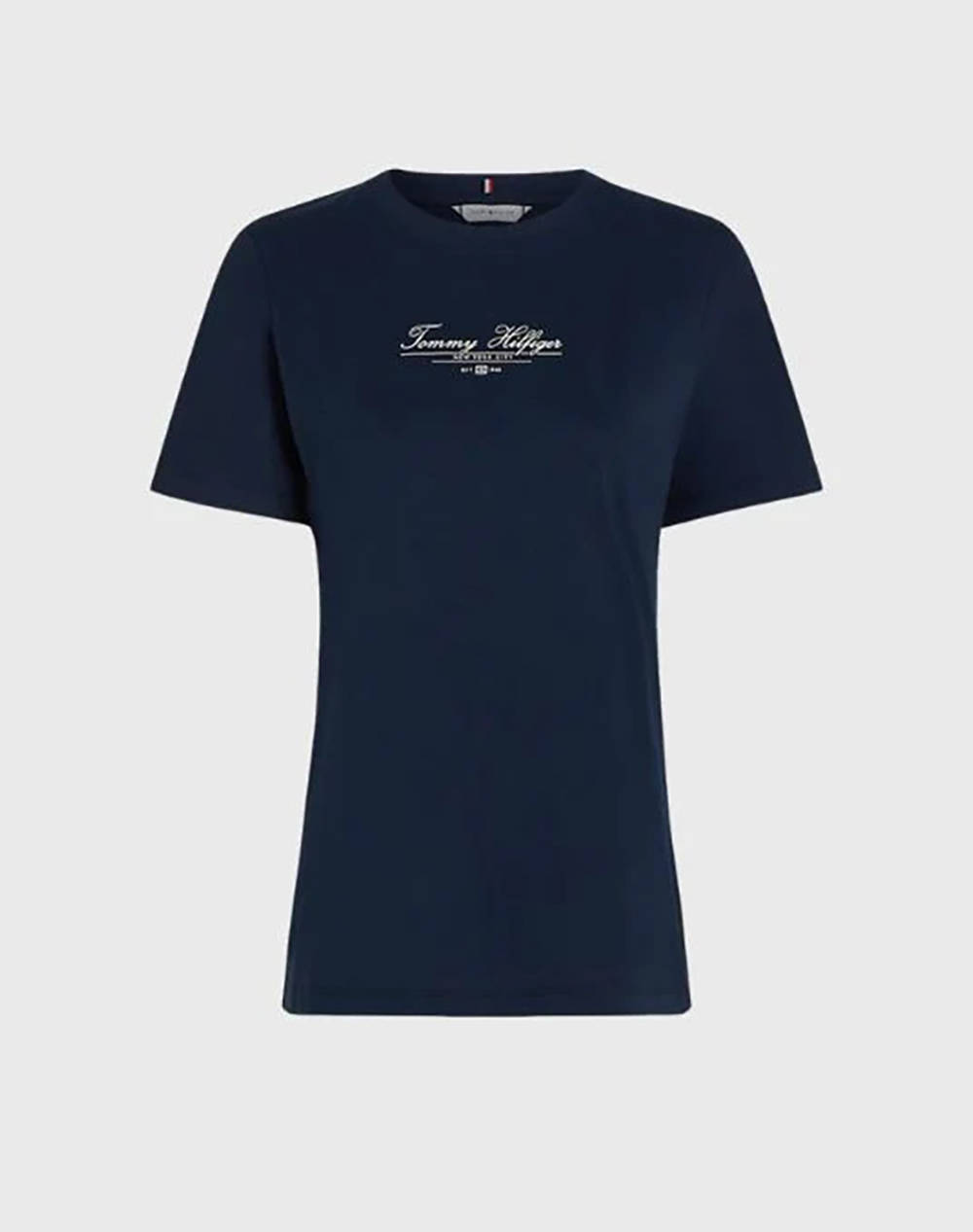 TOMMY HILFIGER REG SCRIPT C-NK TEE SS