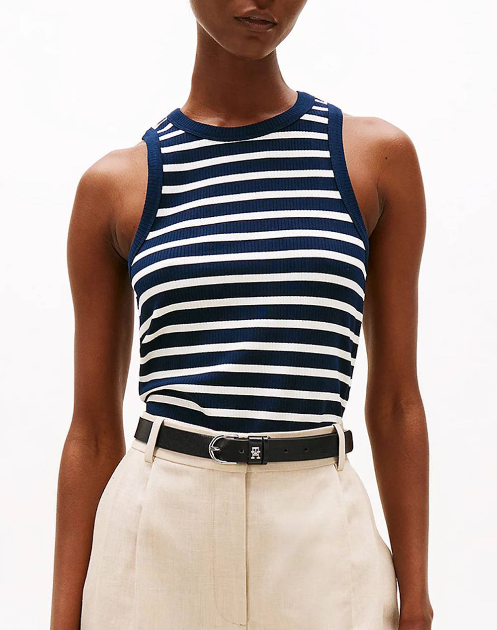 TOMMY HILFIGER SLIM 5X2 RIB TANK TOP NS