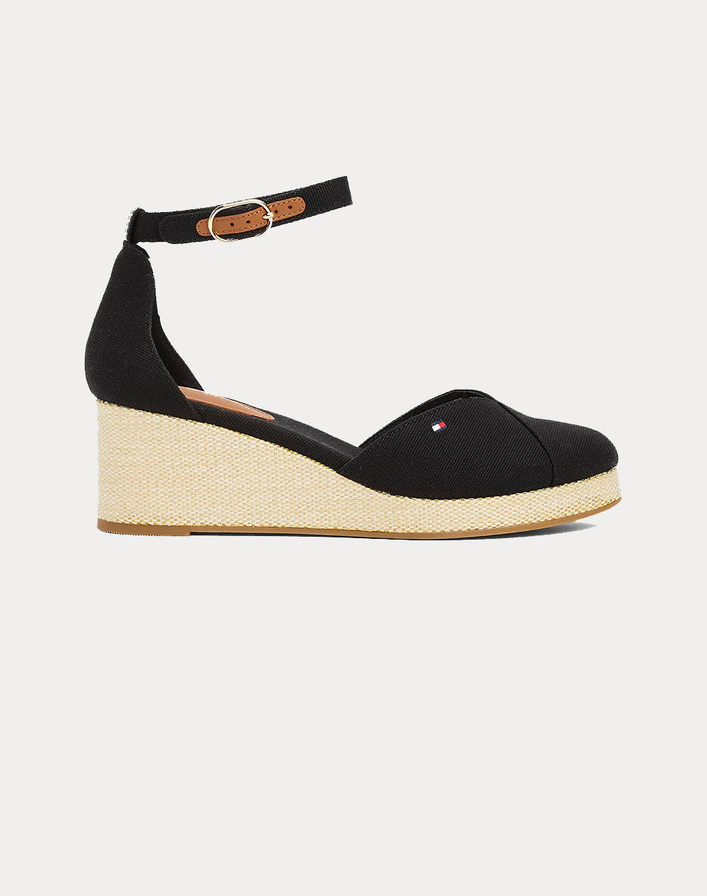 TOMMY HILFIGER FLAG CLOSED TOE MID WEDGE ESPAD