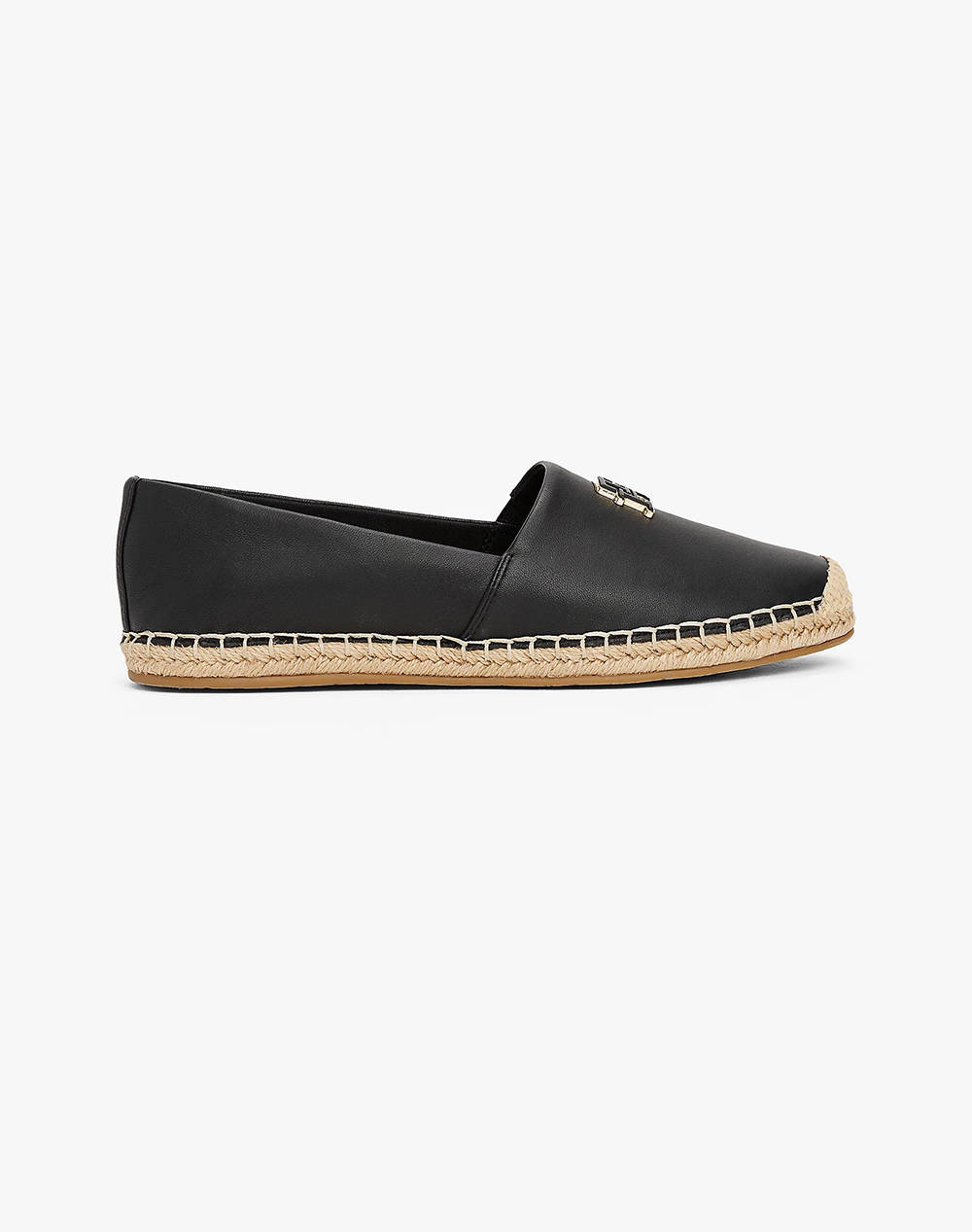 TOMMY HILFIGER TH LOGO LEATHER ESPADRILLE