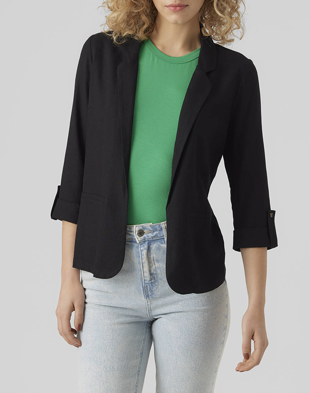 VERO MODA VMJESMILO 3/4 LOOSE BLAZER WVN GA NOOS