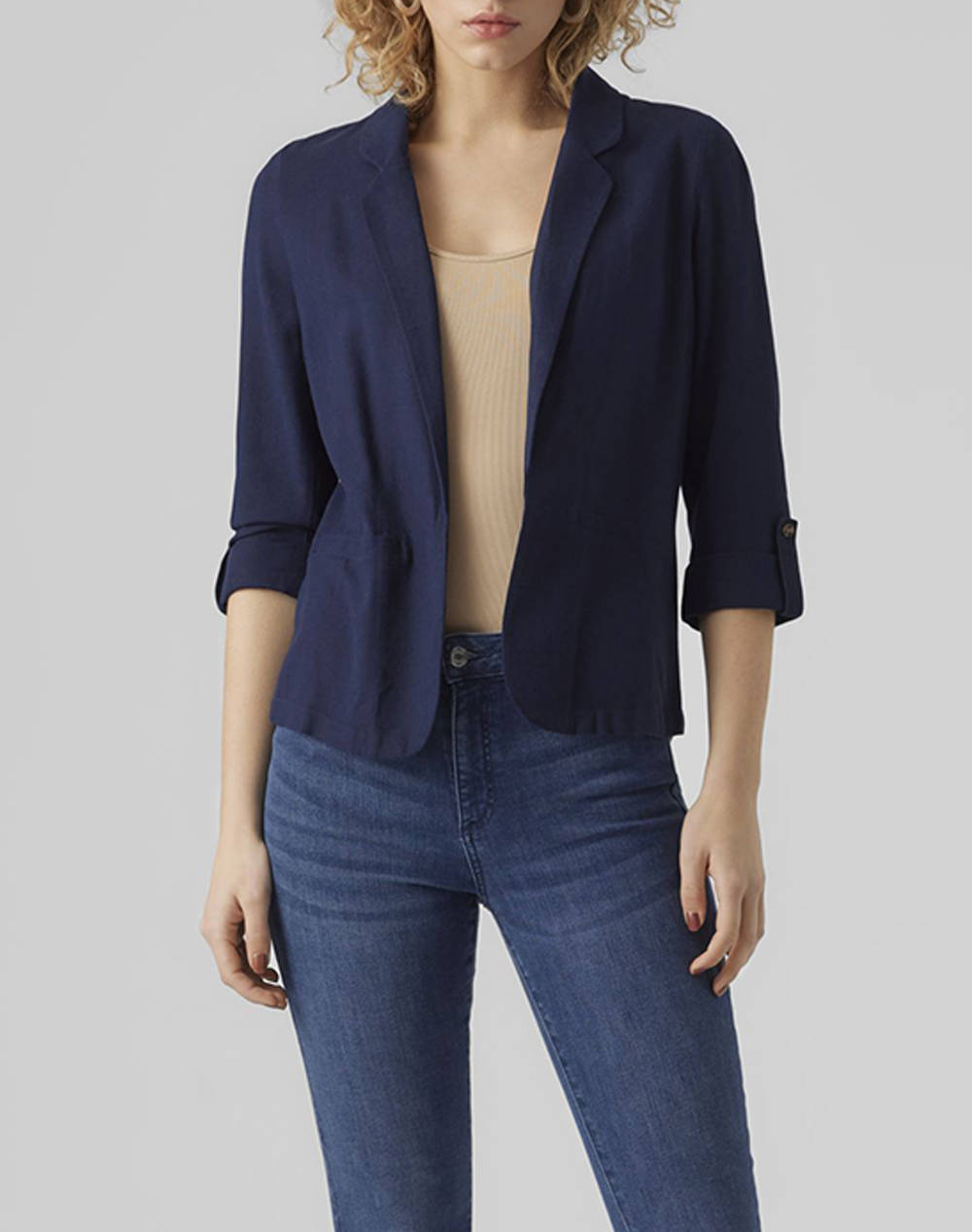 VERO MODA VMJESMILO 3/4 LOOSE BLAZER WVN GA NOOS