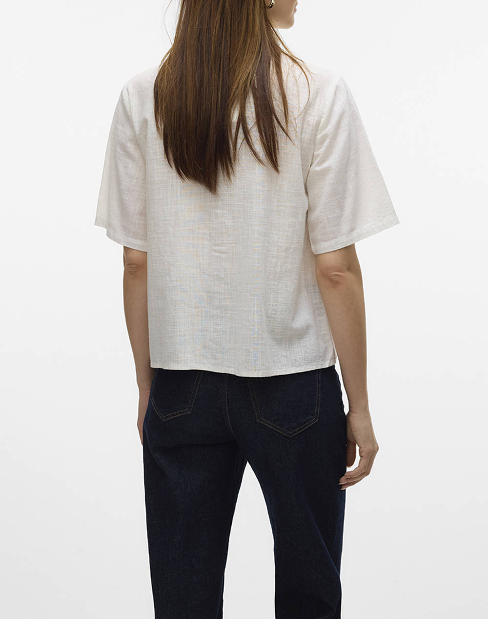 VERO MODA VMBARCY S/S SHIRT WVN BTQ GA