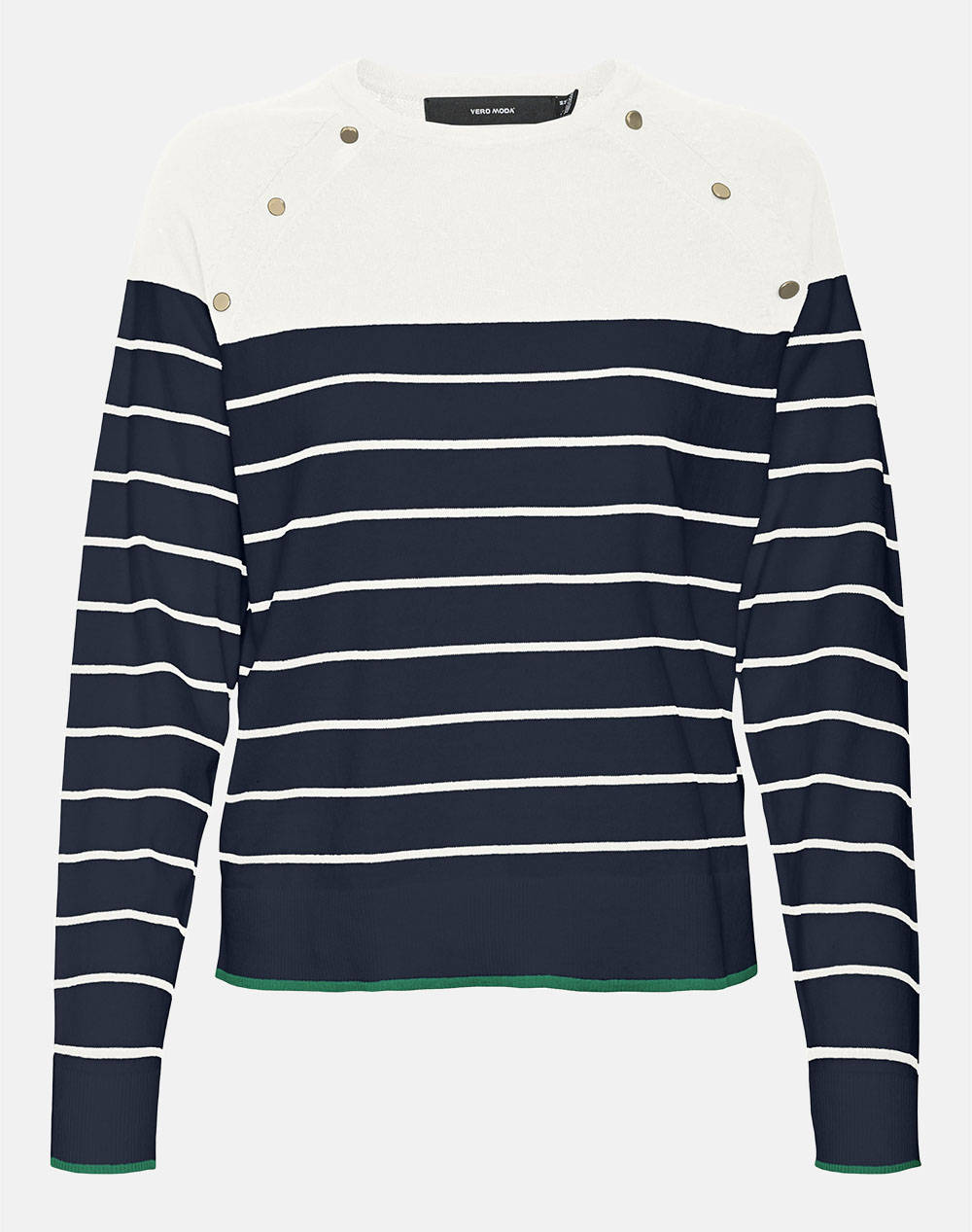 VERO MODA VMALMA LS O-NECK RAGLAN PULLOVER BOO