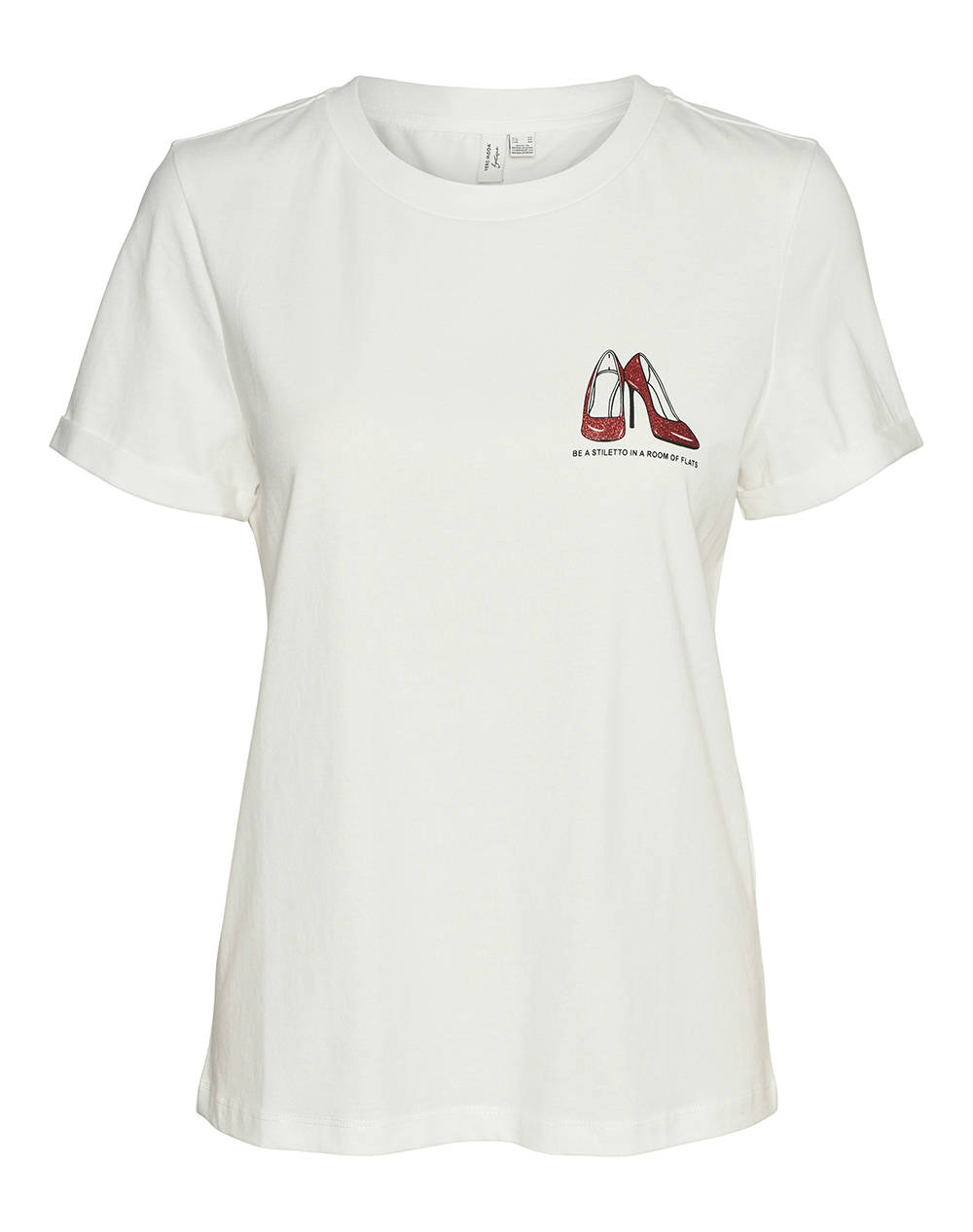 VERO MODA VMVILLA S/S O-NECK T-SHIRT JRS BTQ GA