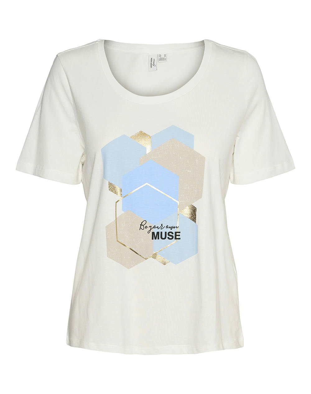 VERO MODA VMVISLANA S/S O-NECK T-SHIRT JRS BTQ GA