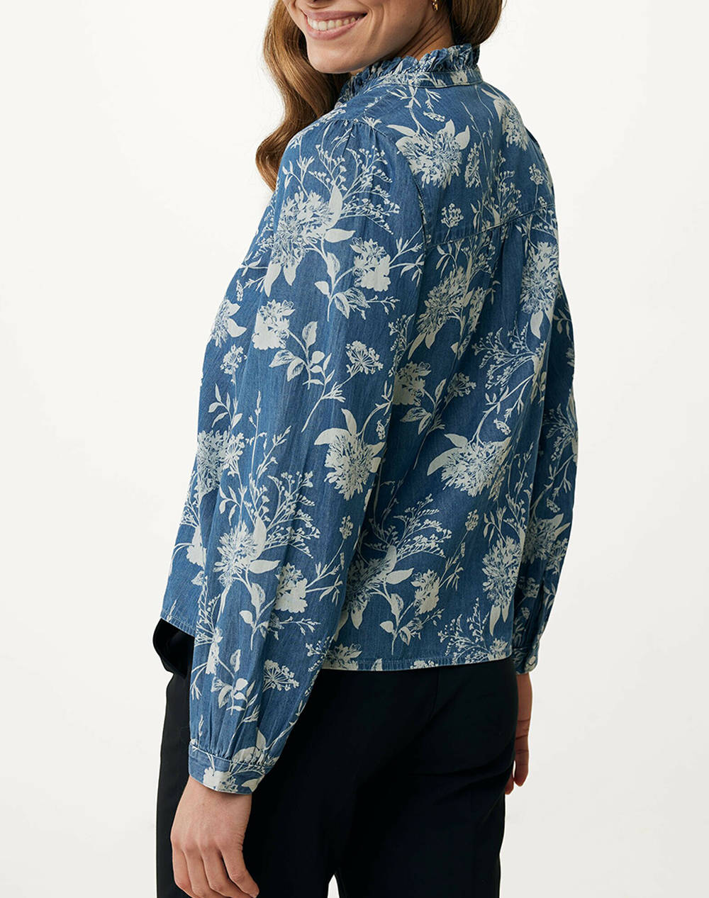 MEXX Ruffle flower blouse