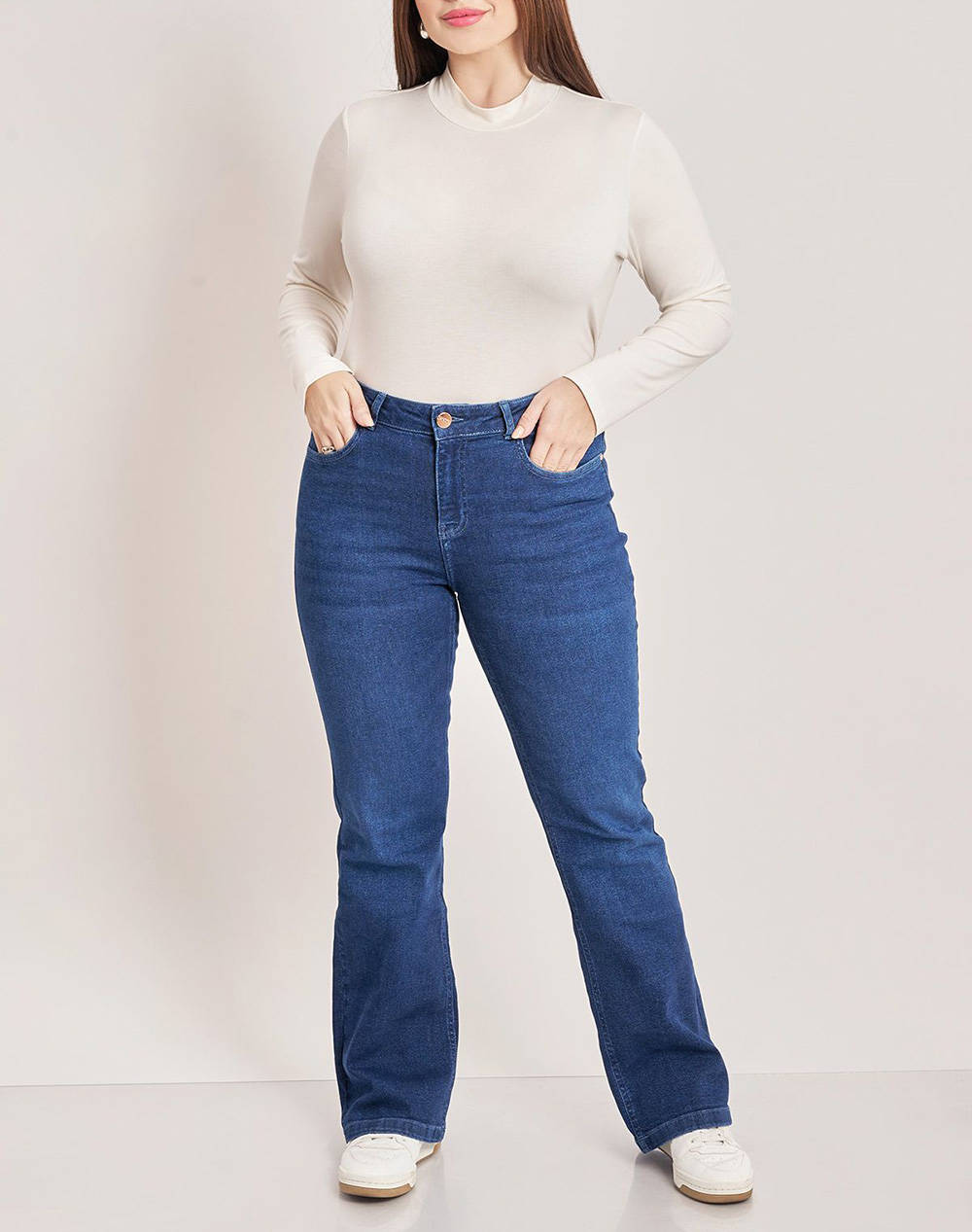 PARABITA Pantaloni Jean Flare fit