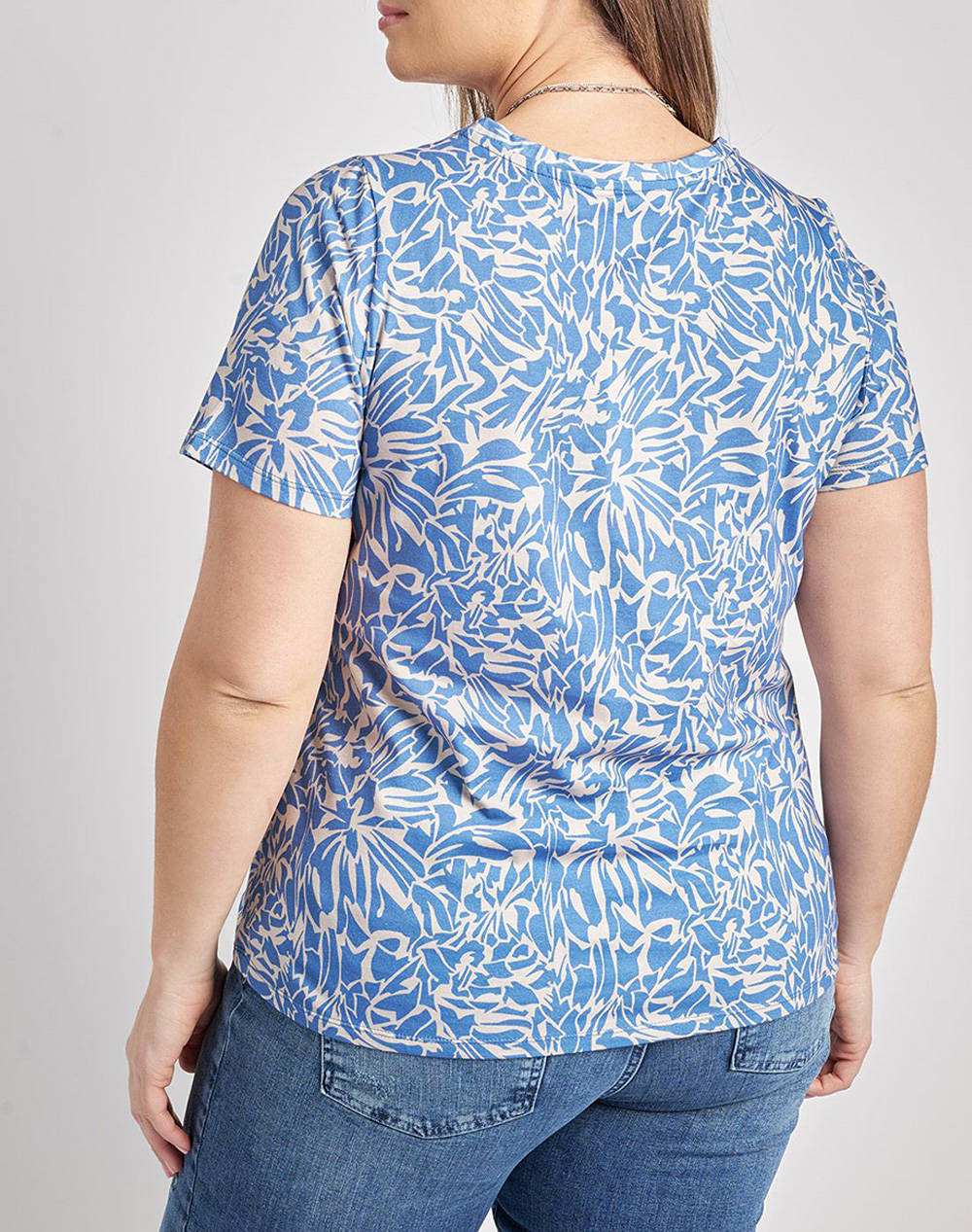 PARABITA T-Shirt din bumbac all over floral print