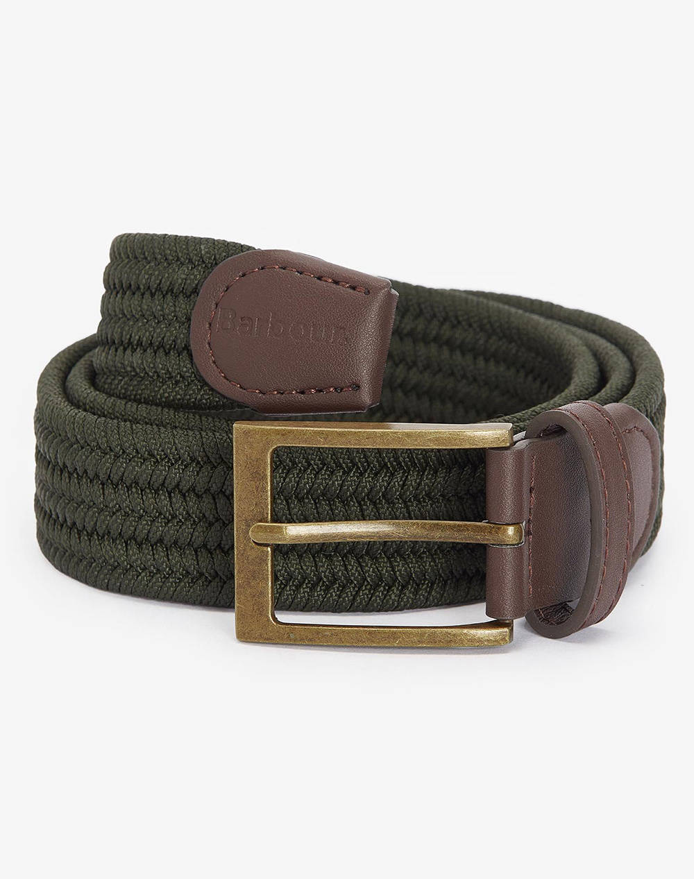 BARBOUR NEVIS WEB BELT RUSSET