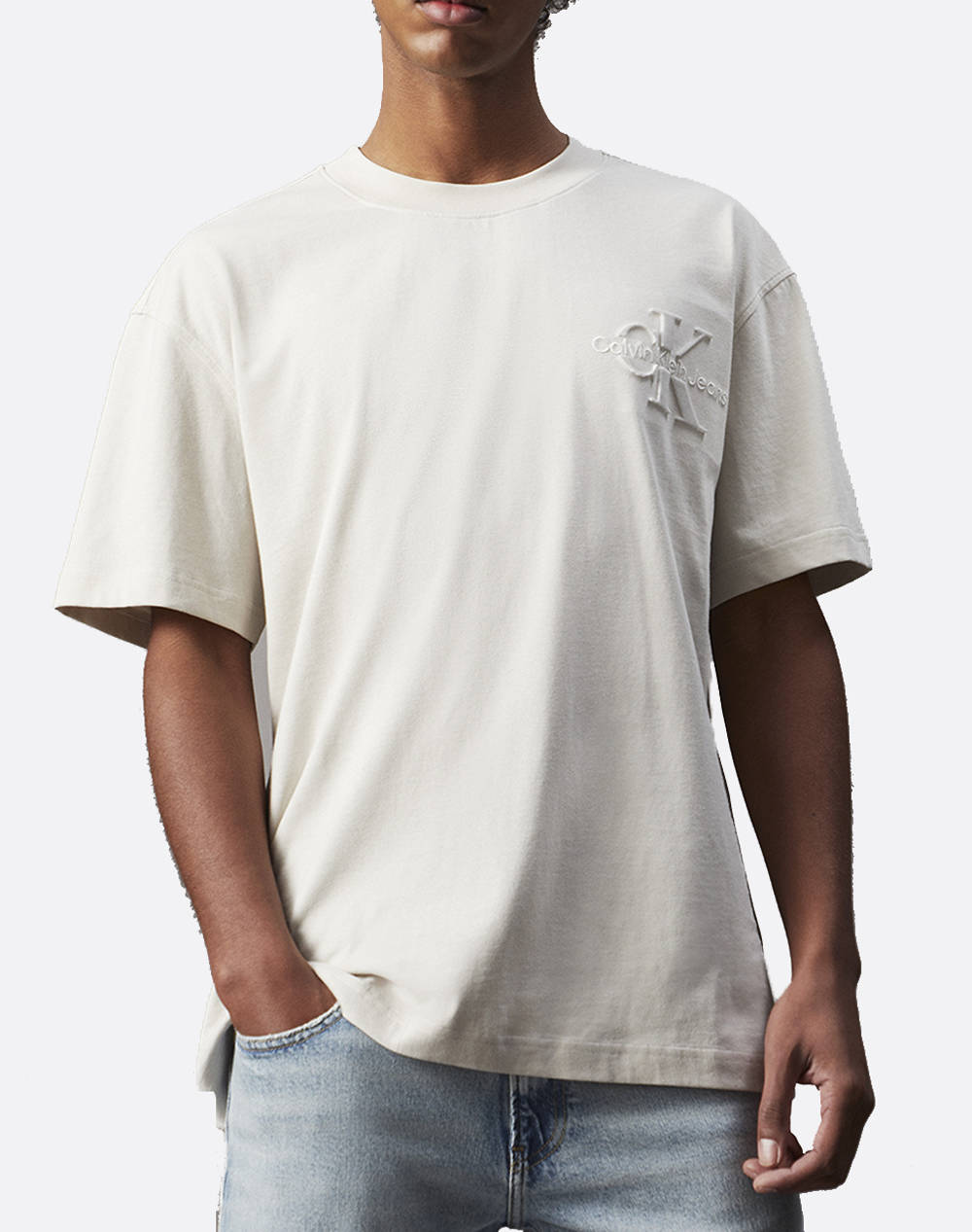 CALVIN KLEIN JEANS BRISTLE MONOLOGO TEE