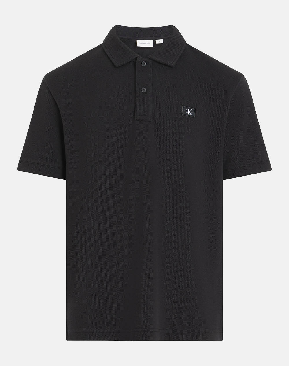 CALVIN KLEIN JEANS WOVEN LABEL POLO