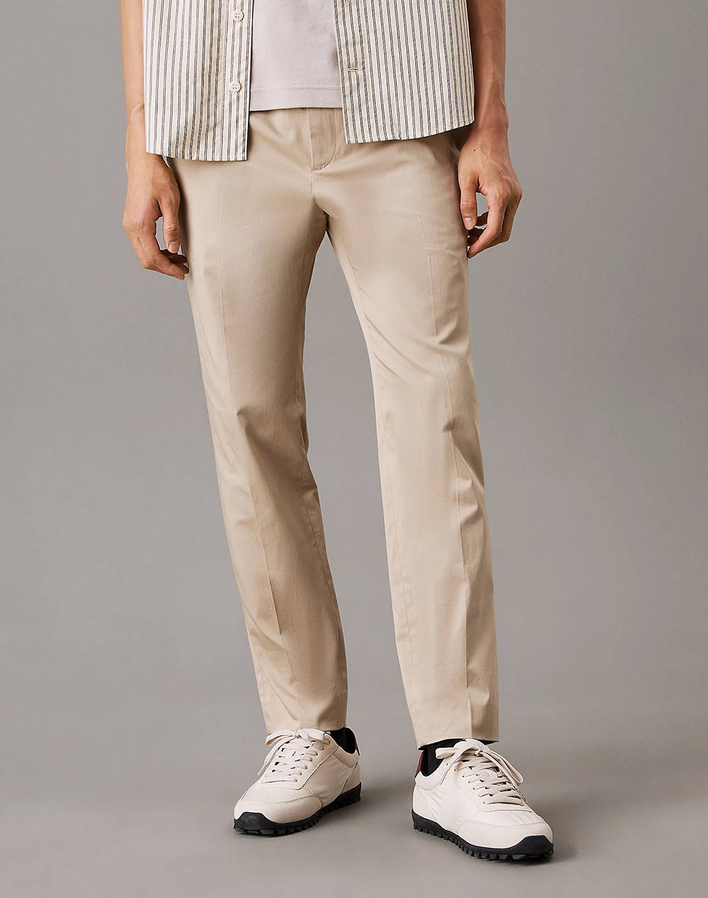 CALVIN KLEIN STRETCH SATEEN JOGGER