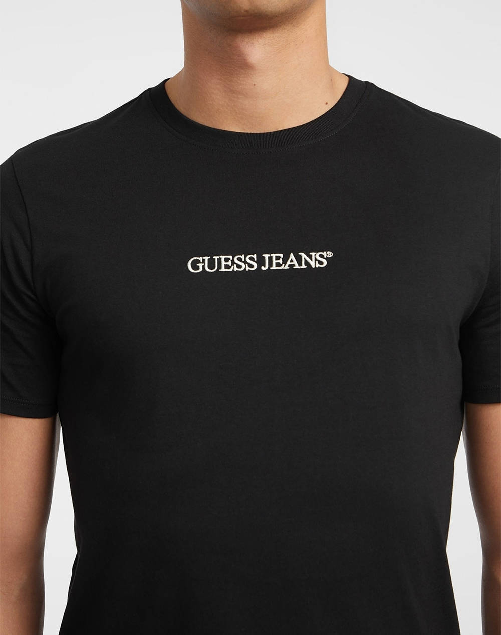 GUESS JEANS GJ SS CN SLIM LOGO EMBRO TEE BLUZA DE BARBATI