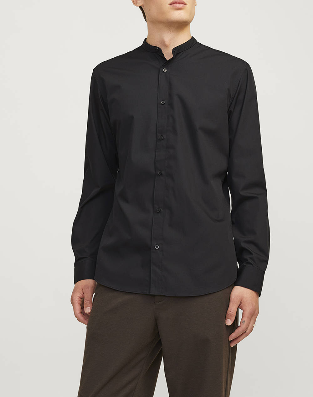 JACK&JONES JJJOE SHIRT LS PLAIN MAO